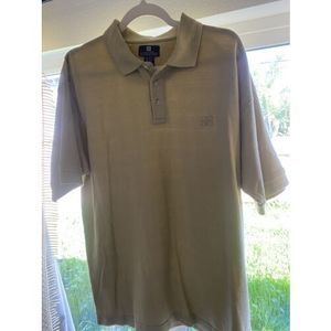 VTG Givenchy Polo Shirt Size L - Beige Dune Tan